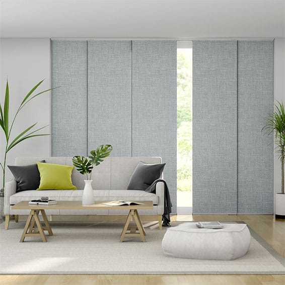 Canali Blockout Silver Grey Panel Blind