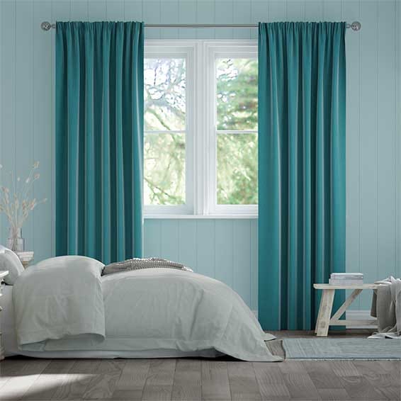 Cavendish Caribbean Blue Curtains