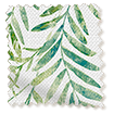 Dappled Ferns Leaf Green Roller Blind swatch image