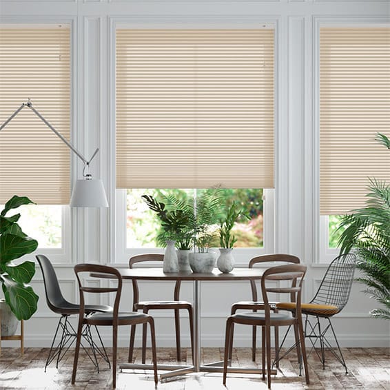 Thermal DuoLight Almond Pleated Blind