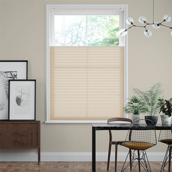 Thermal DuoLight Almond Top Down/Bottom Up Pleated Blind