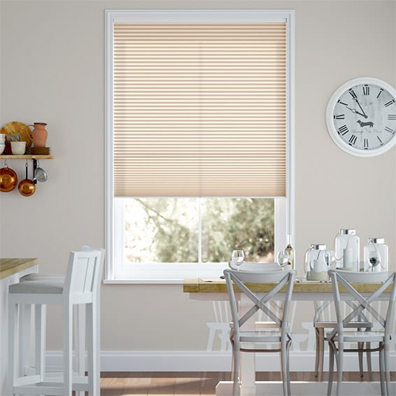 Thermal DuoLight Cordless Almond Pleated Blind