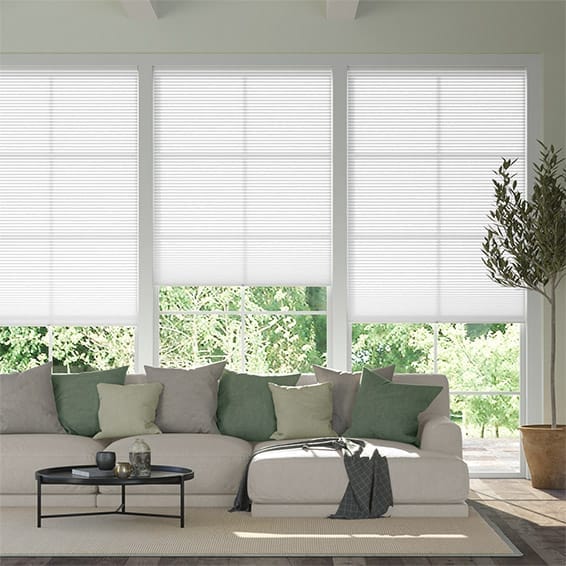 Thermal DuoLight Cordless Arctic White Pleated Blind