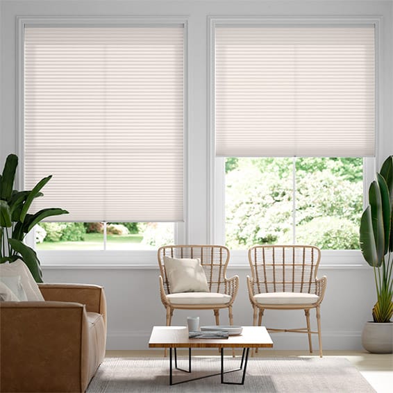 Thermal DuoLight Cordless Nude Pleated Blind