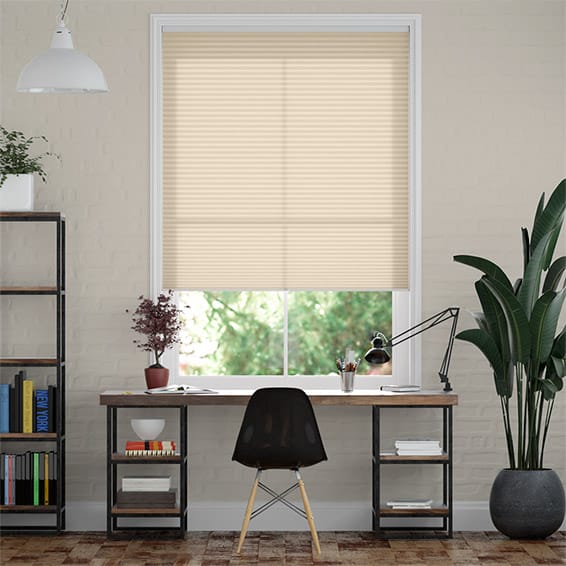Thermal DuoLight Cordless Wheat Pleated Blind