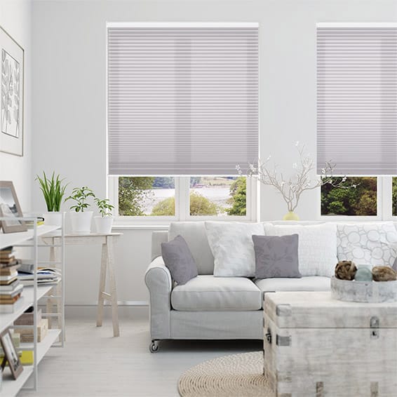 Thermal Duolight Cordless Wisteria Pleated Blind