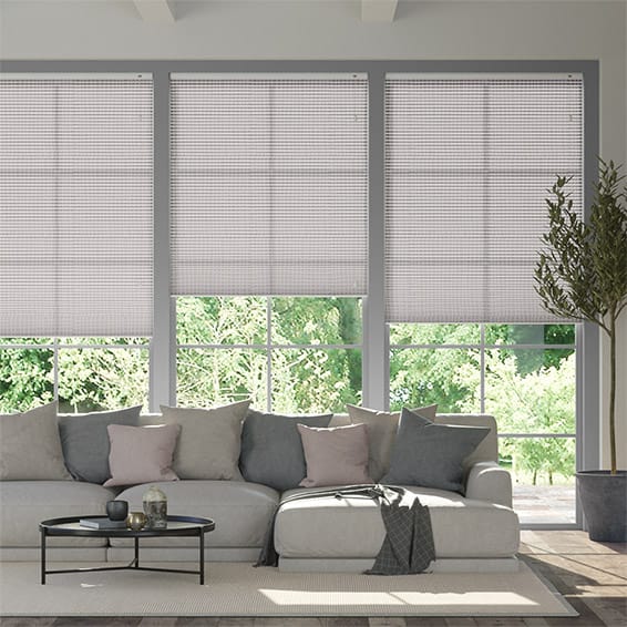 Thermal DuoLight Mosaic Cool Grey Pleated Blind
