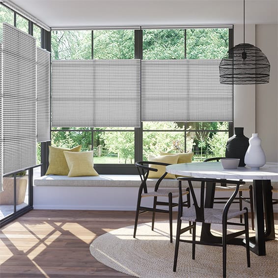 Thermal DuoLight Mosaic Cool Grey Top Down/Bottom Up Pleated Blind