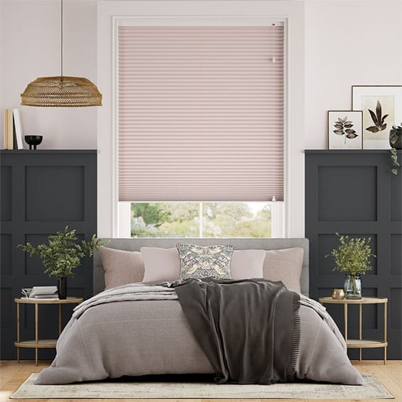 Thermal DuoShade Pink Blush Pleated Blind