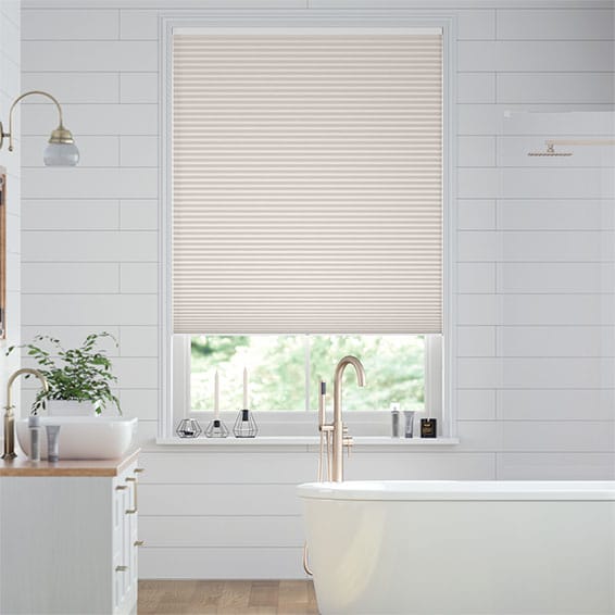 Thermal DuoShade Cordless Ivory Pleated Blind