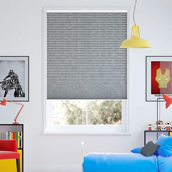Thermal DuoShade Cordless Graphite Pleated Blind