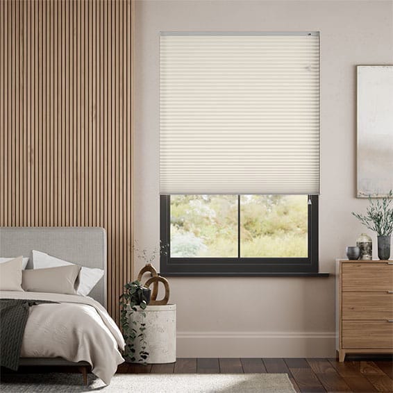 Thermal DuoShade Ivory Pleated Blind