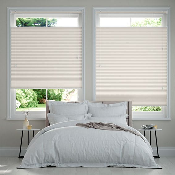 Thermal DuoShade Ivory Top Down/Bottom Up Pleated Blind