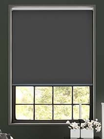 Twist2Fit Eclipse Blockout Iron Grey Roller Blind thumbnail image