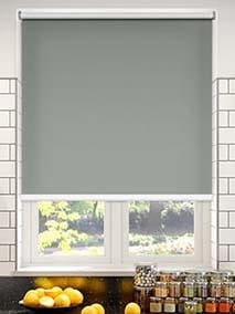 Eclipse Blockout Mid Grey Roller Blind thumbnail image