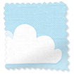 Fluffy Clouds Blockout Blue Roller Blind sample image