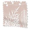 Leaf Stripe Vintage Pink Roman Blind sample image