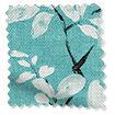 Madelyn Linen Tropical Blue Roman Blind sample image