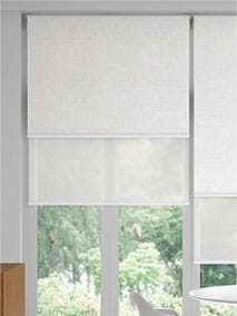 Twist2Fit Double Roller Moda White Double Roller Blind thumbnail image