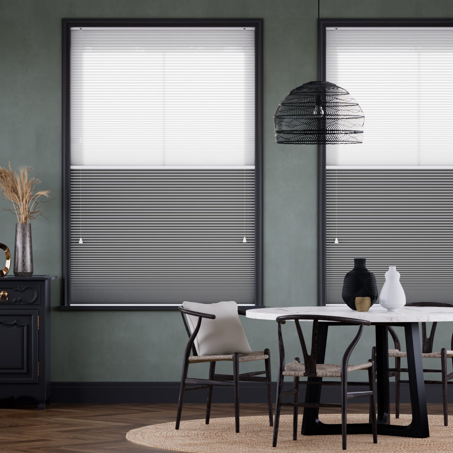 Night & Day Thermal Duo Maritime Pleated Blind