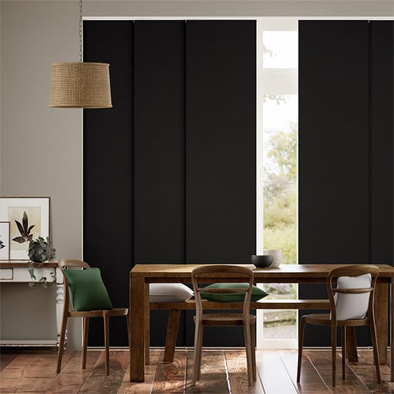 Obscura Blockout Charcoal Panel Blind