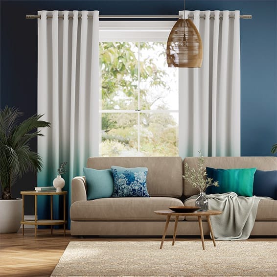 Ombre Teal Curtains