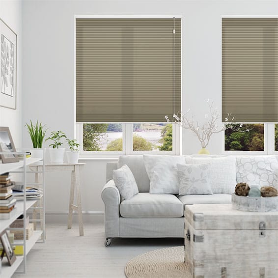 Thermal HoneyLight Earth Pleated Blind