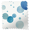 Splash Blockout Bubbles Blue Roller Blind sample image