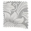William Morris Sunflower Silver Grey Curtains swatch image