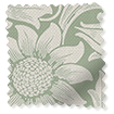 William Morris Sunflower Soft Green Roman Blind sample image