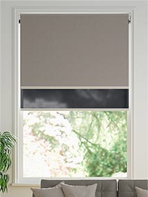Twist2Fit Double Roller Titan Fairview Taupe Double Roller Blind thumbnail image