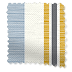 Truro Stripe Coastal Blue Roman Blind sample image