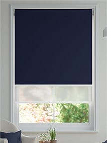 Twist2Fit Double Roller Eclipse Navy Double Roller Blind thumbnail image