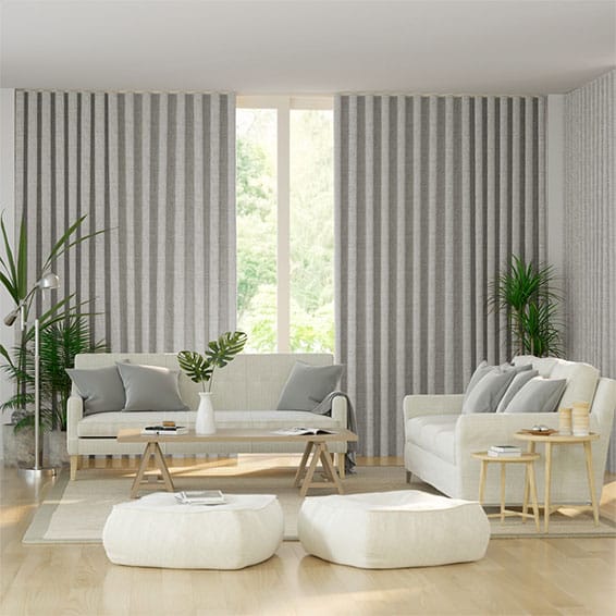 S-Fold Paleo Linen Smoke Curtains