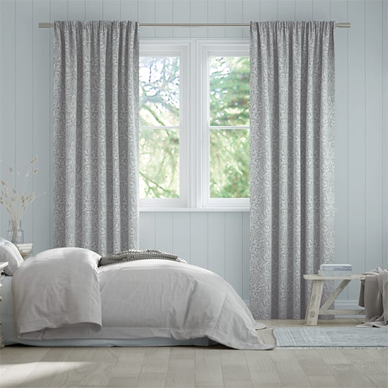 William Morris Acorn Dove Curtains