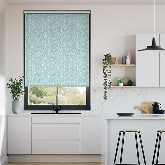 Aikyo Teal Roller Blind