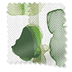 Alyssa Linen Leaf Green Curtains sample image