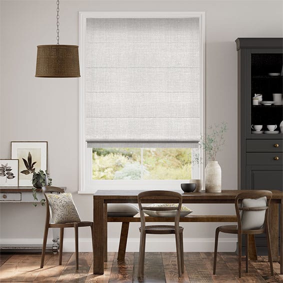 Amore Silver Roman Blind