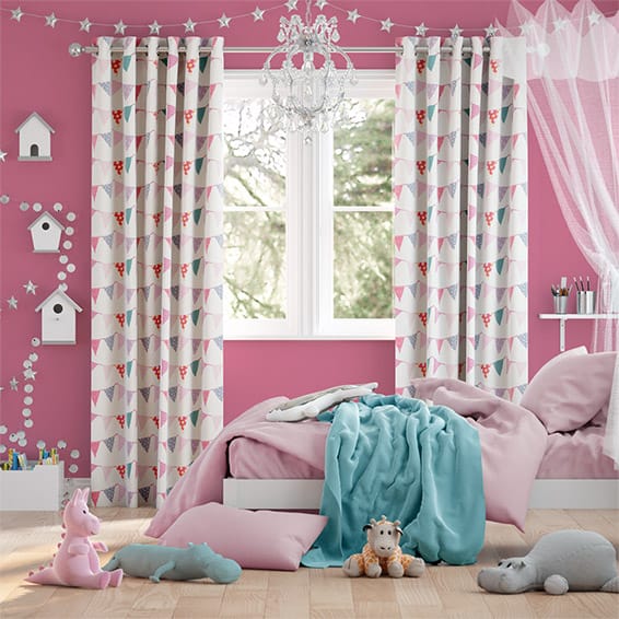 Baby Bunting Dainty Pink Curtains