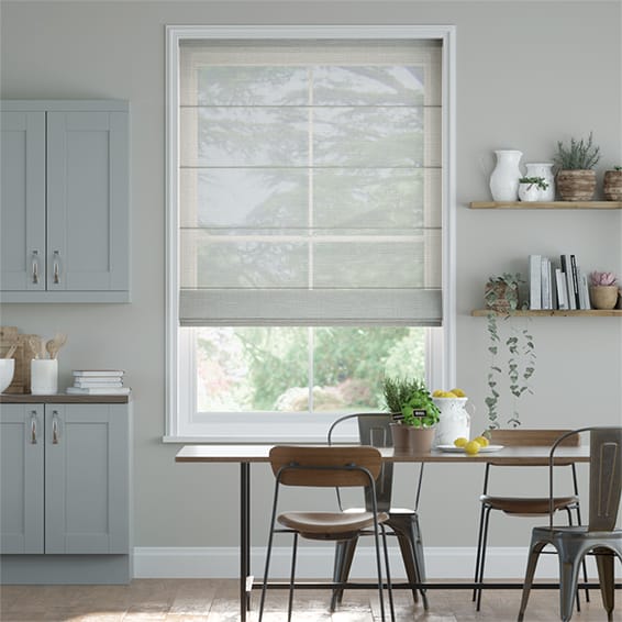 Balance Sheer Mist Roman Blind