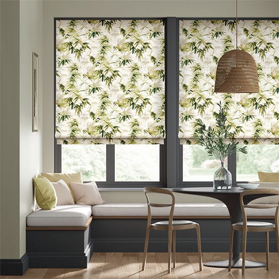 Bamboo Silhouette Forest Roman Blind