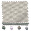 Bijou Linen Grey Wash & Sea Foam Roman Blind sample image