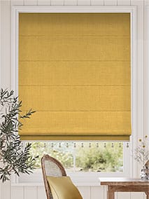 Bijou Linen Sunflower & Saffron Roman Blind thumbnail image