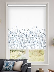 Blowing Grasses Blue Roller Blind thumbnail image