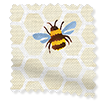 Bumblebees Yellow Roller Blind swatch image