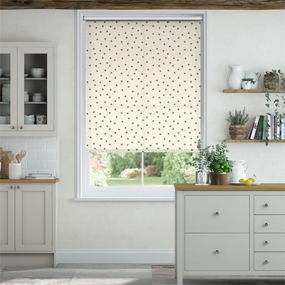 Bumblebees Yellow Roller Blind