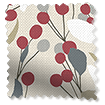 Bursting Berries Linen Cherry Pop S-Fold Curtains sample image