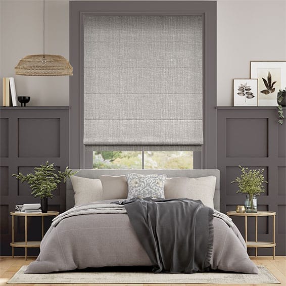 Cavendish Grey Wash Roman Blind