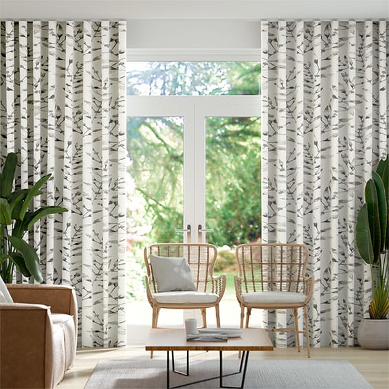 Chaconia Stone S-Fold Curtains