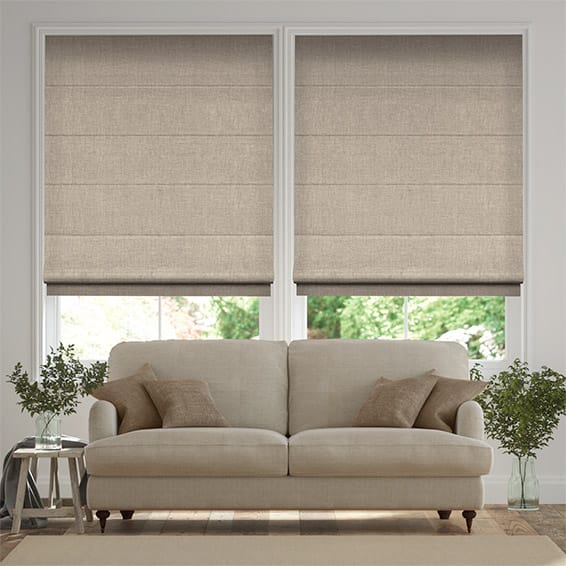 Chalfont Taupe  Roman Blind